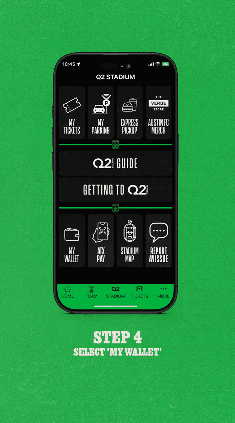 Step 4 - Select 'My Wallet'